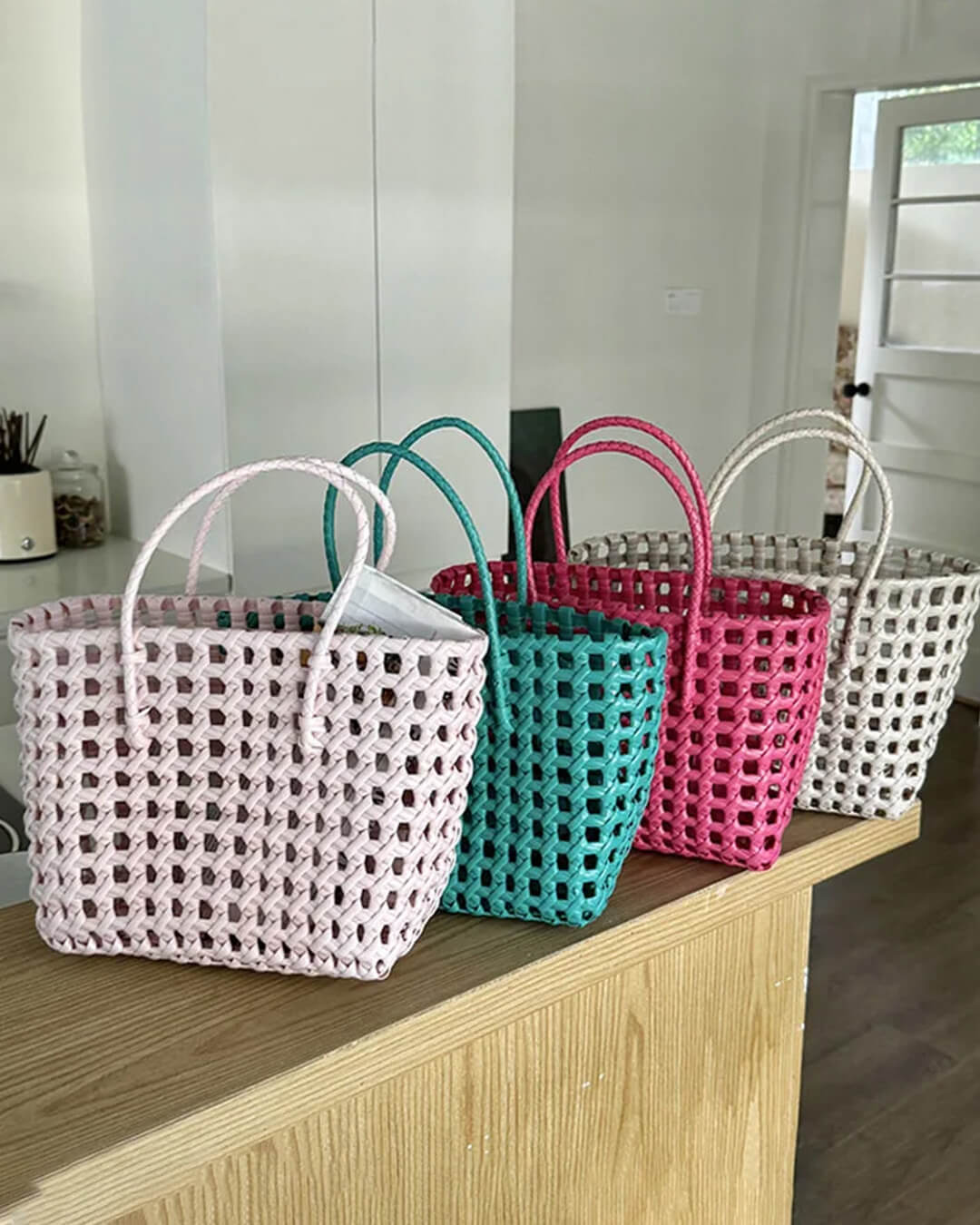 Sac cabas Cresta en maille ajourée