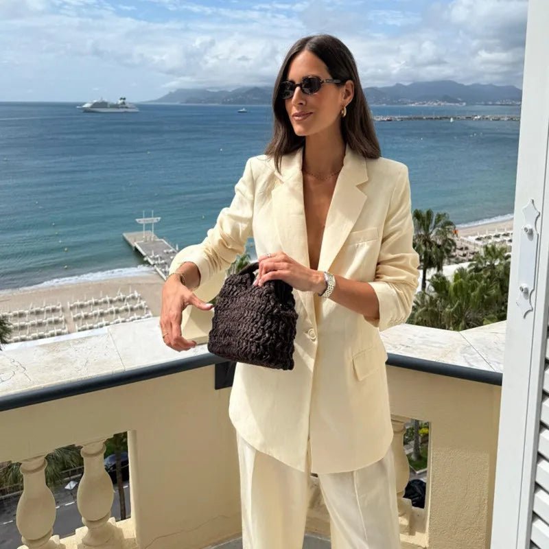 Sac cabas en rotin tressé Bianca