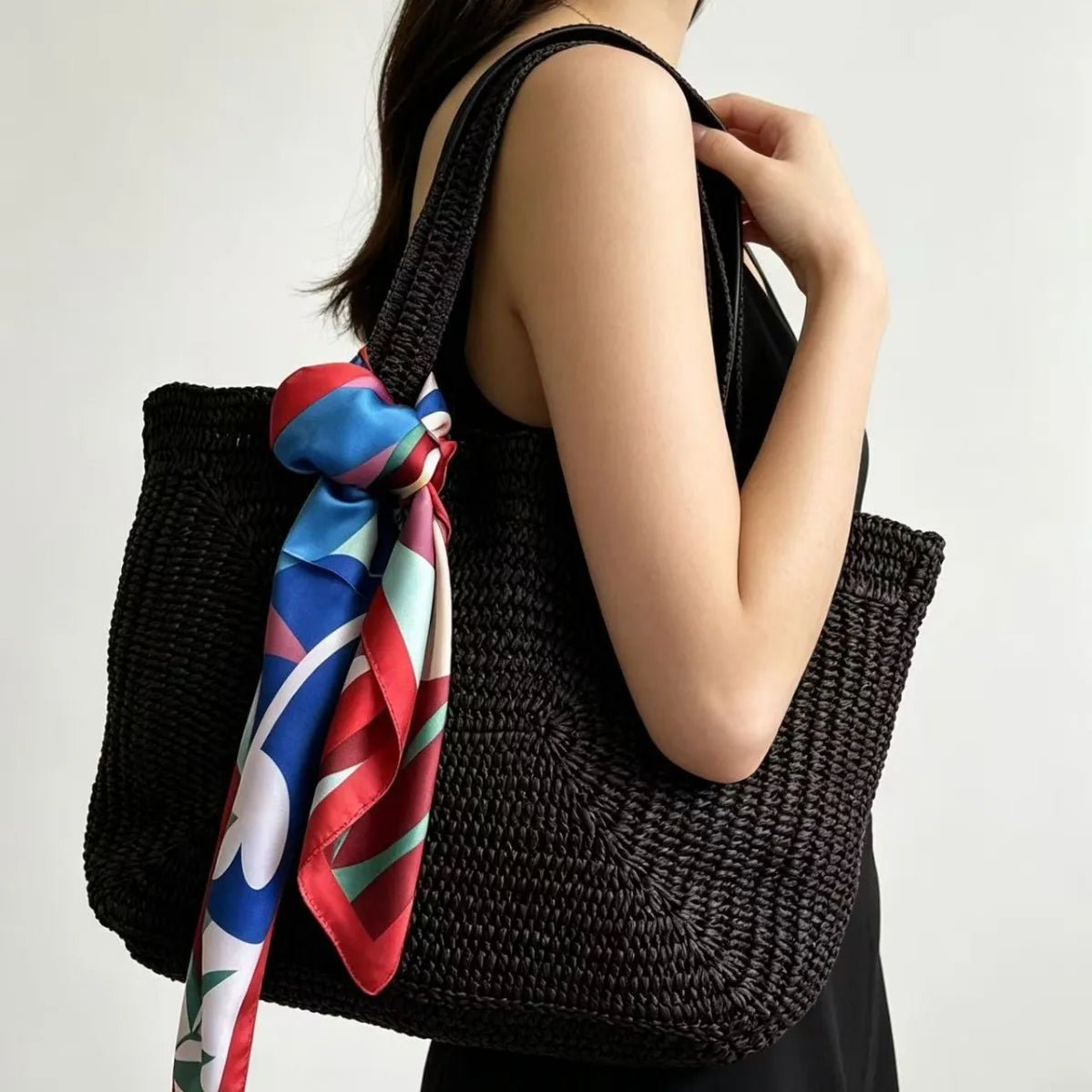 Sac de plage tissé bohème Hannie