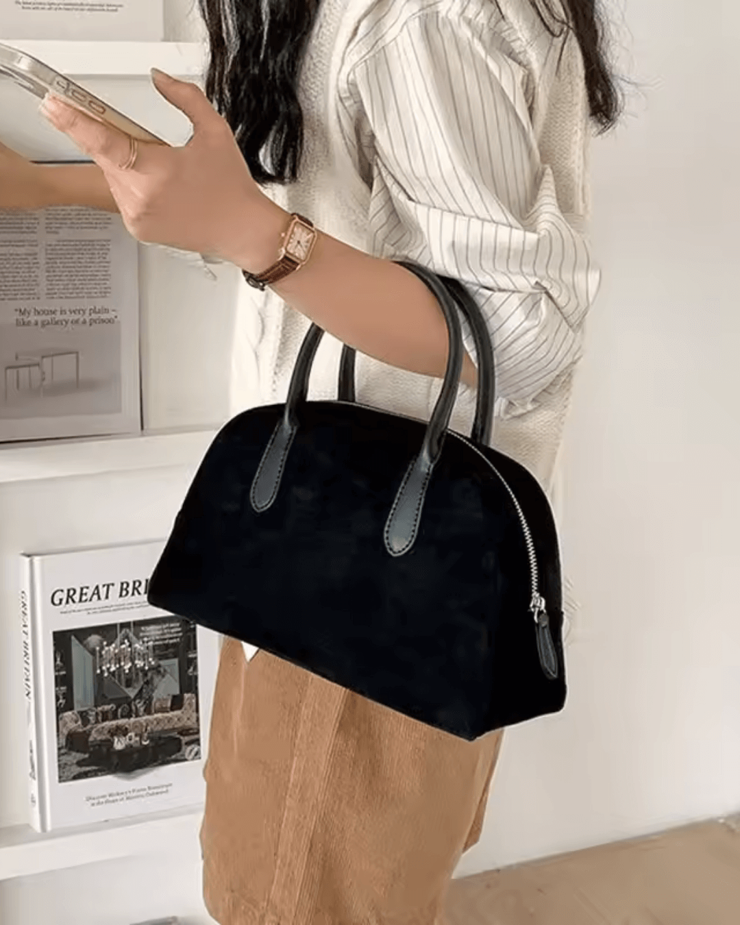 Sac mini en daim Jenny