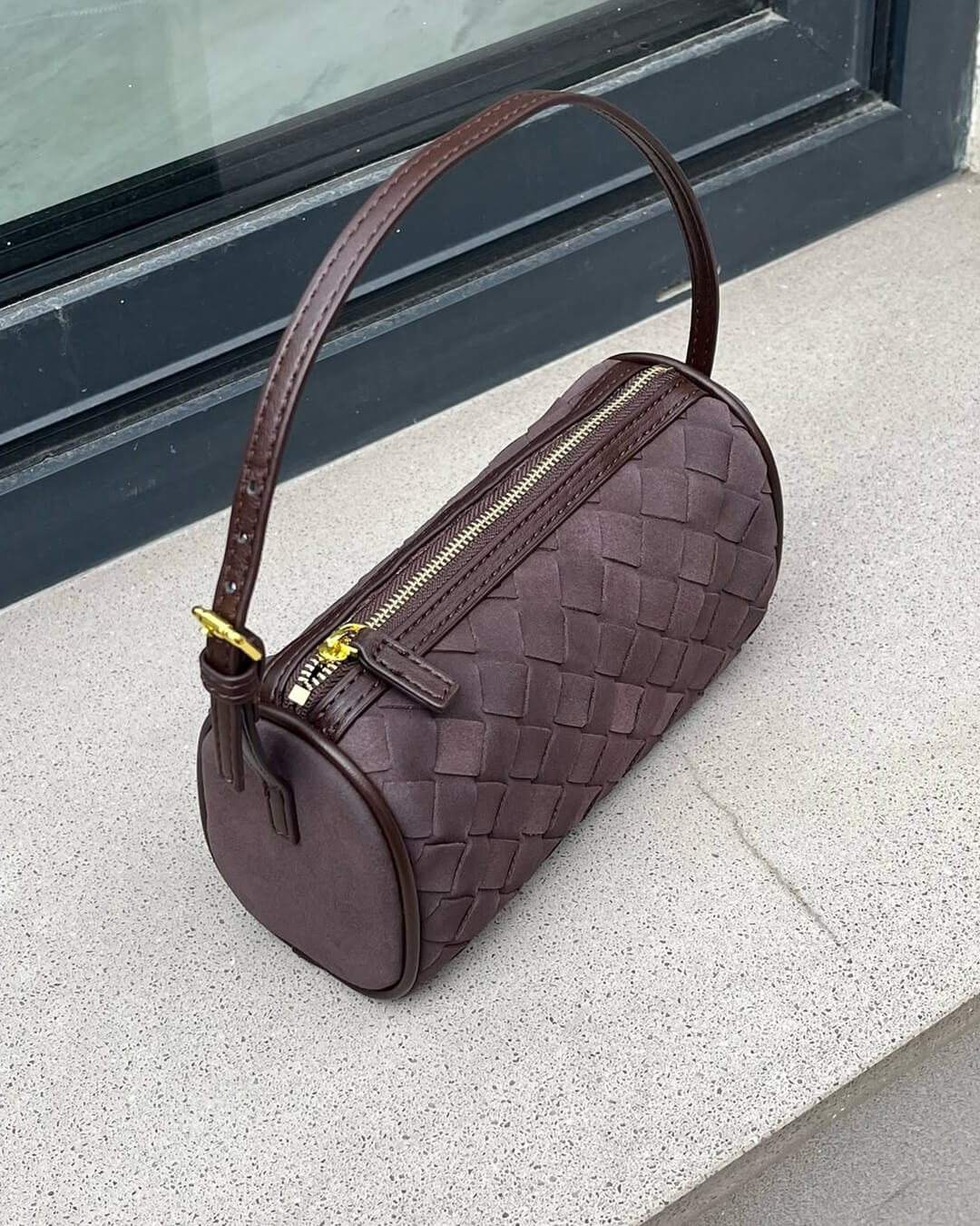 Sac en daim tressé Eva