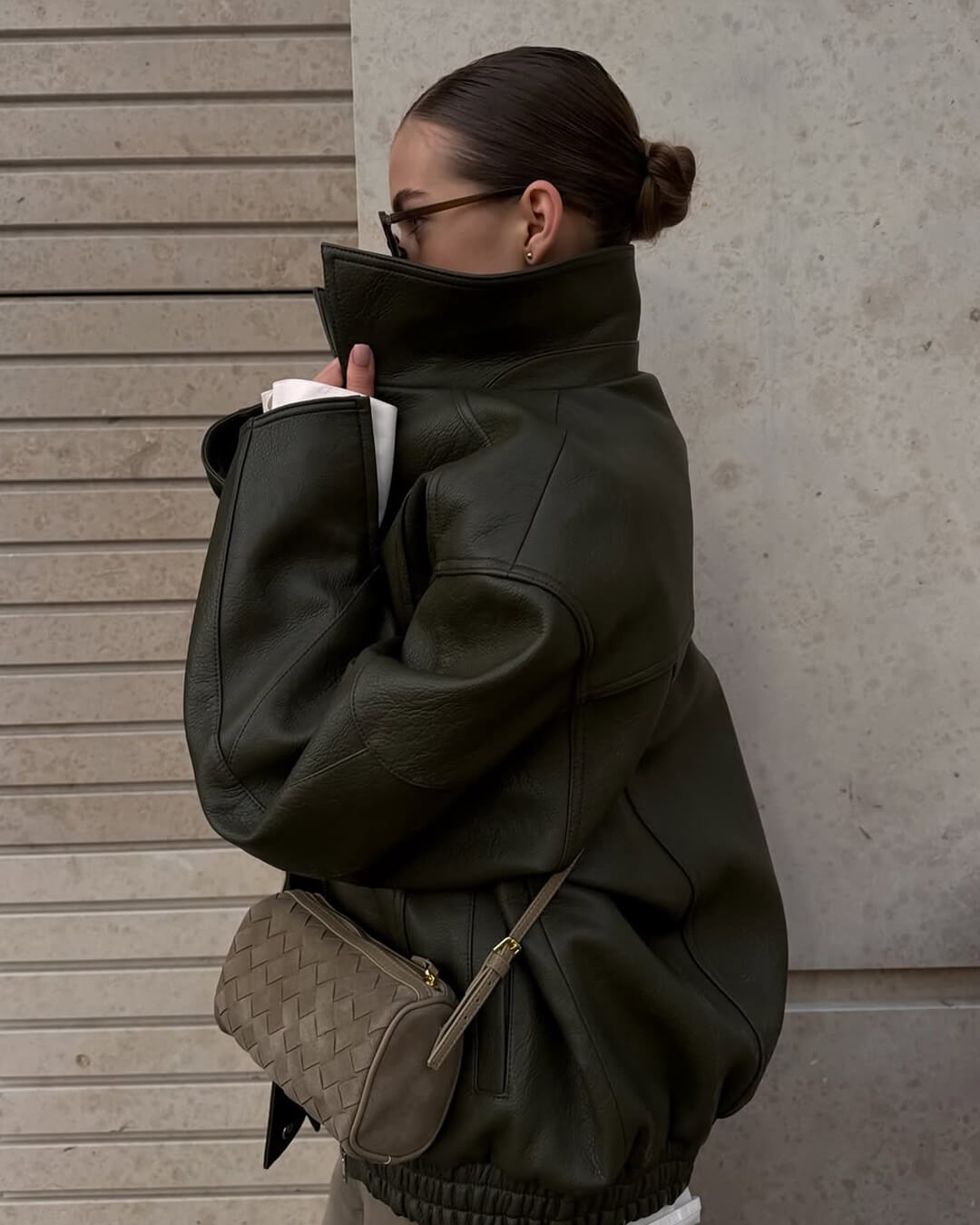 Sac en daim tressé Eva