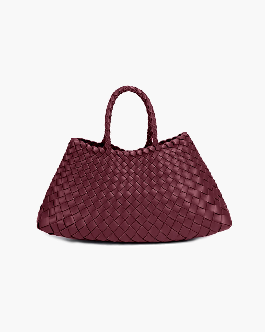Sac moyen tressé en cuir vegan Marissa