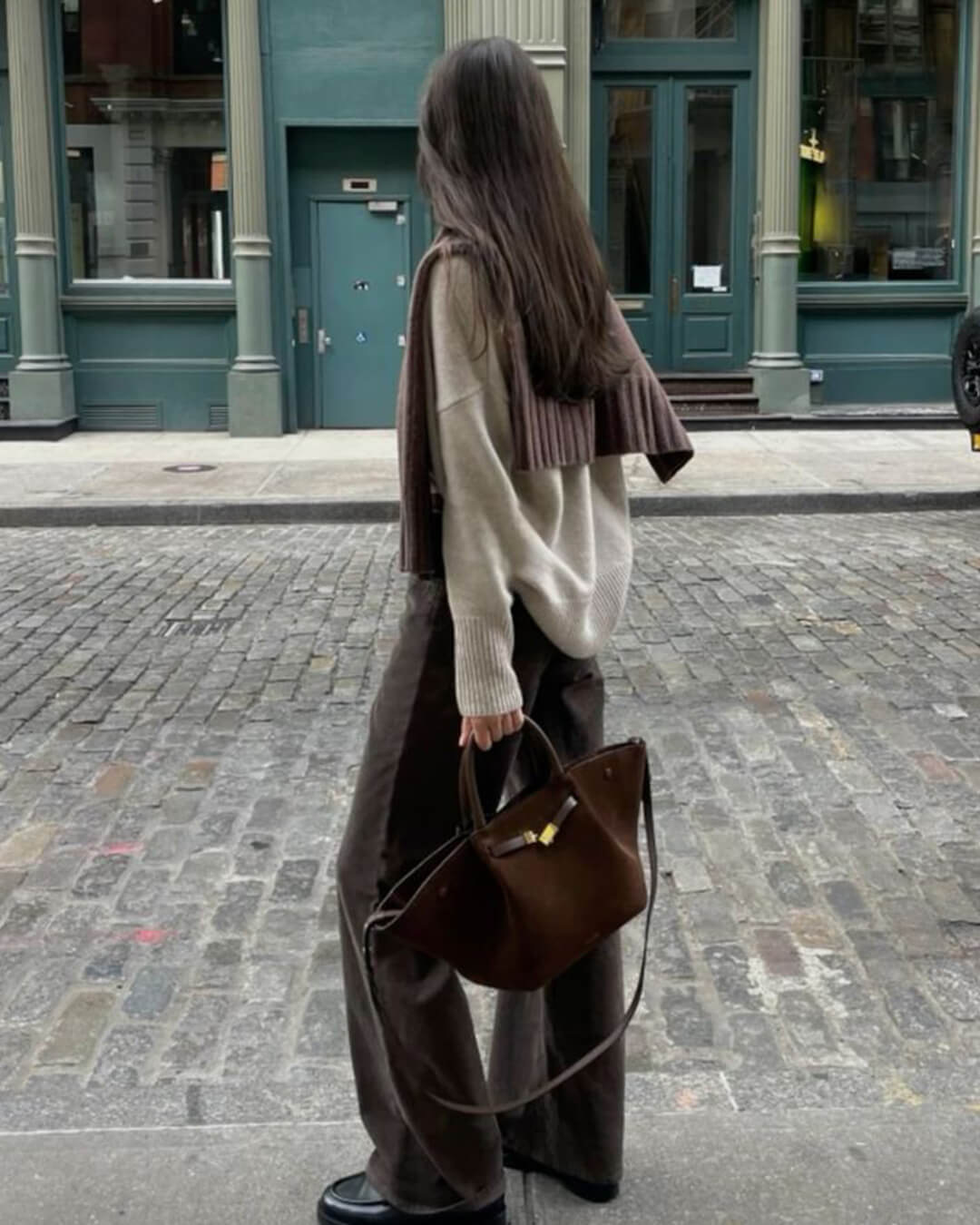 Sac à main en daim Melanie