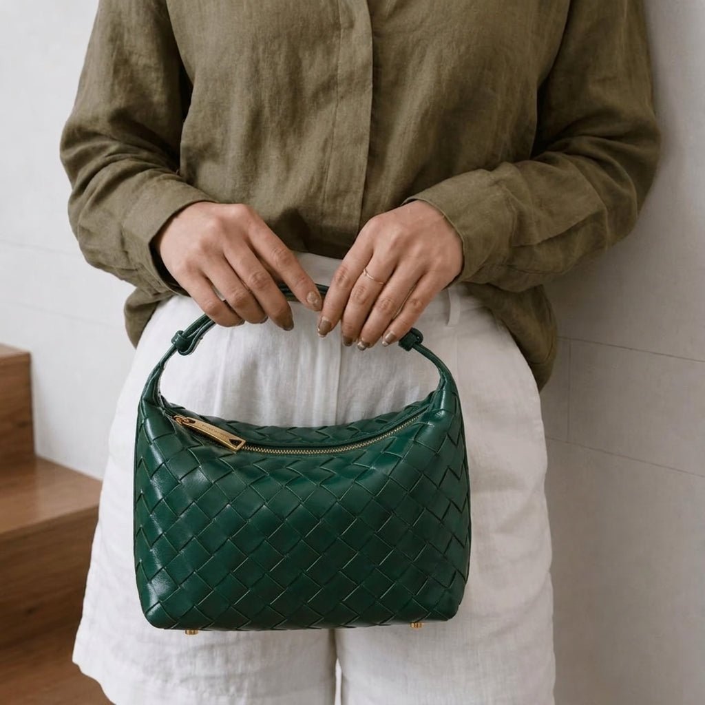 Mini-sac tressé Mica