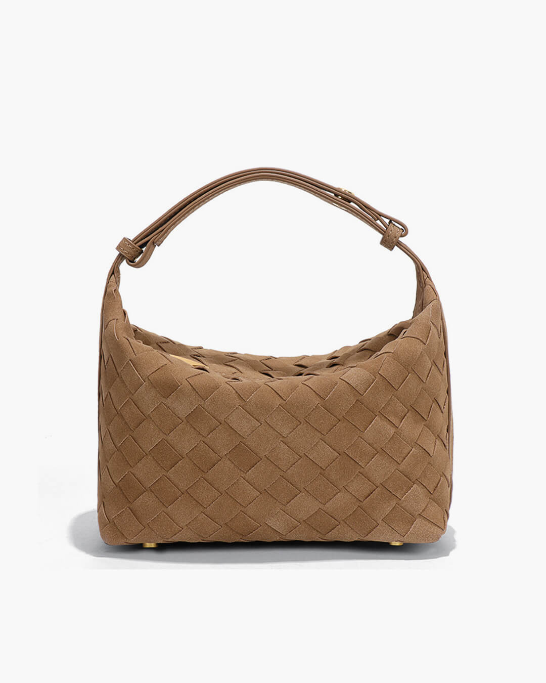 Sac Mica en cuir suédé tissé