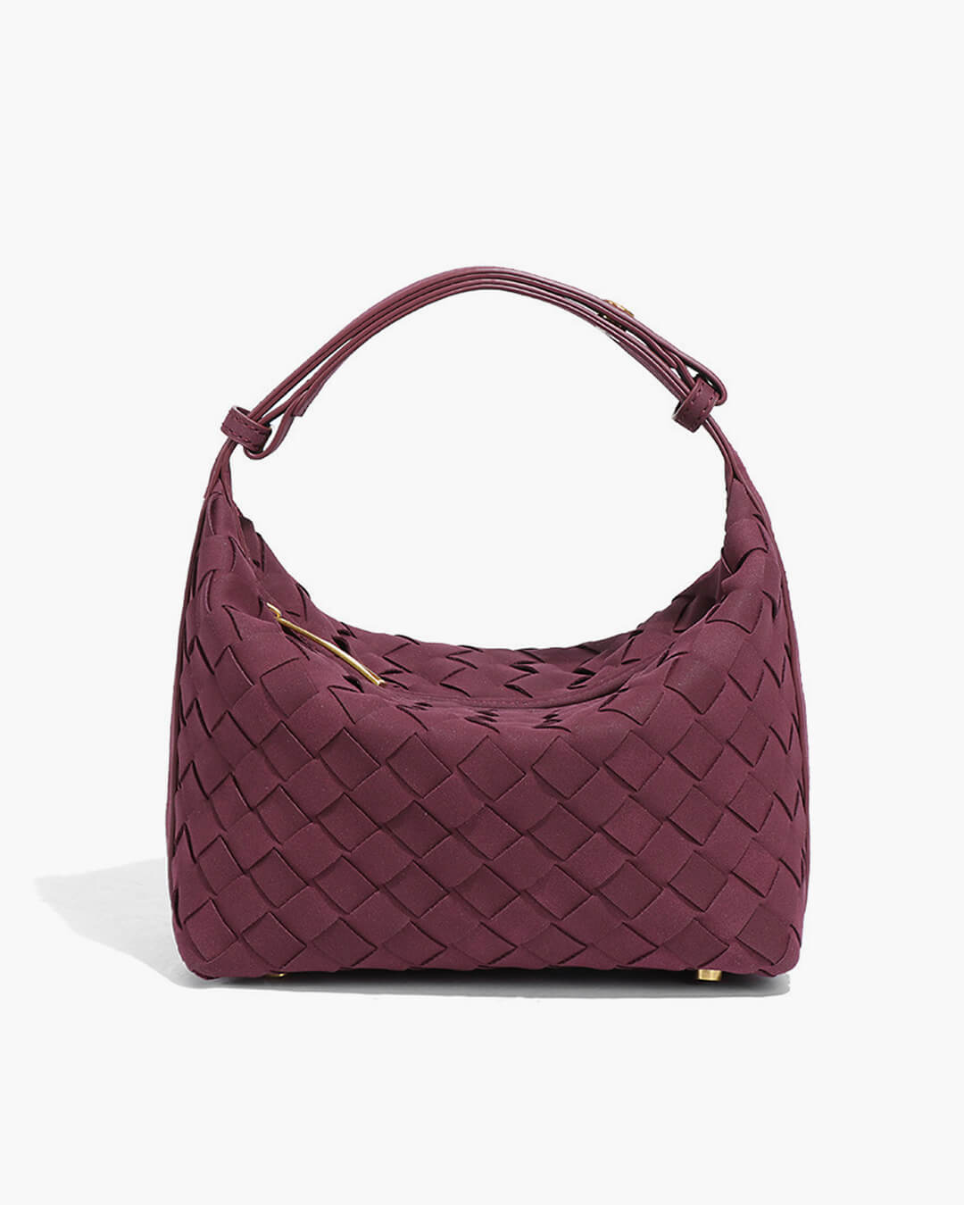 Sac Mica en cuir suédé tissé