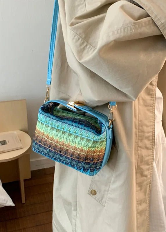 Sac bandoulière en raphia tressé Raphaela