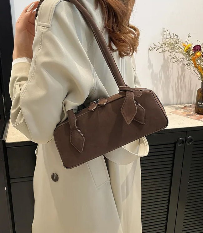 Sac à bandoulière en daim Rebecca