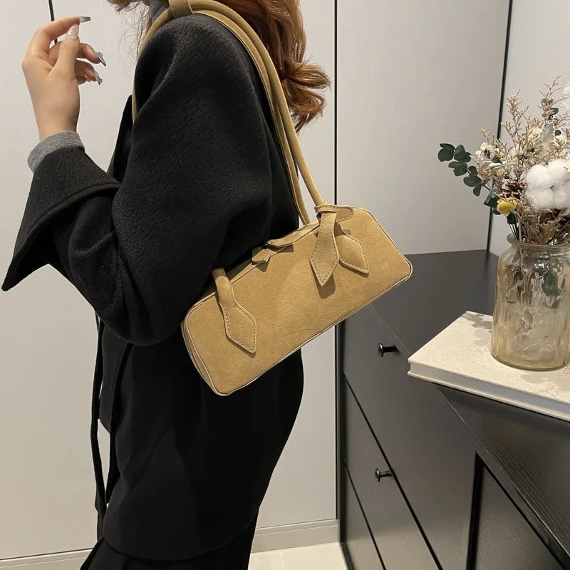 Sac à bandoulière en daim Rebecca