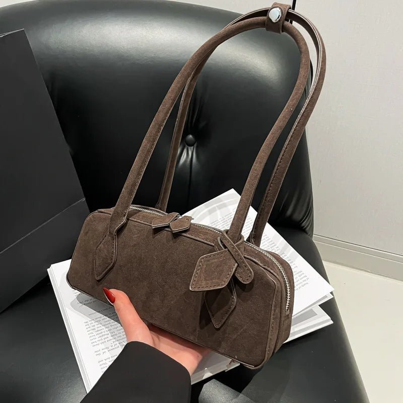 Sac à bandoulière en daim Rebecca