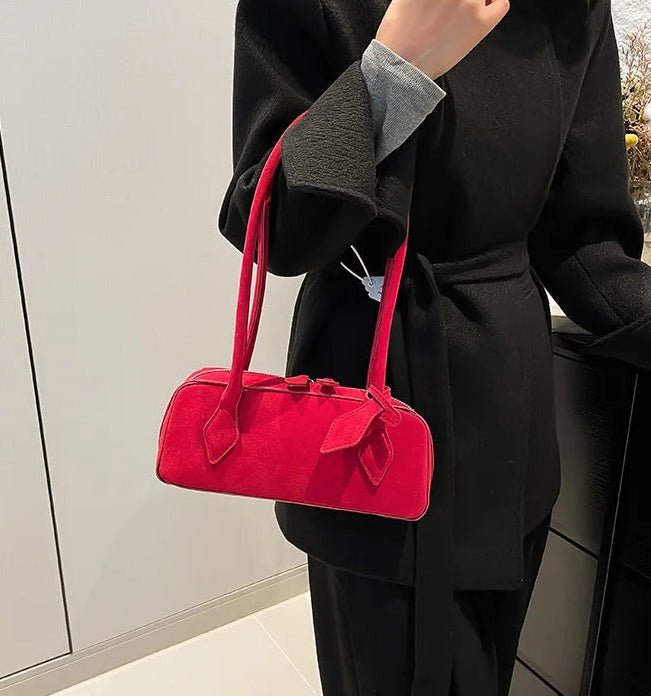 Sac à bandoulière en daim Rebecca