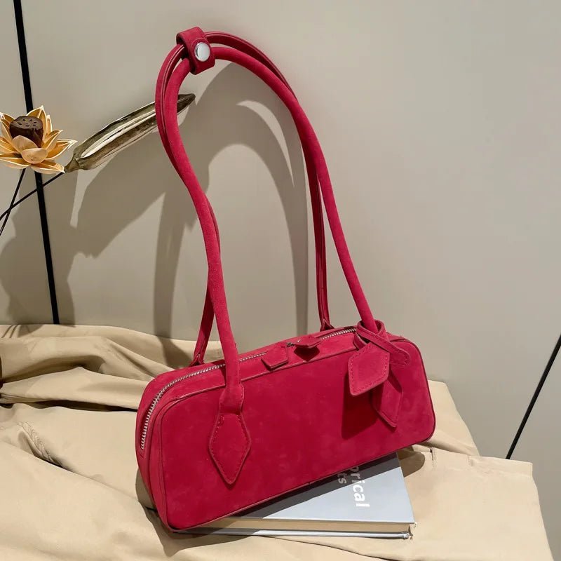 Sac à bandoulière en daim Rebecca