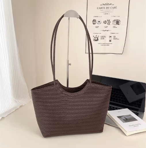 Sac à main Elena en tissu texturé