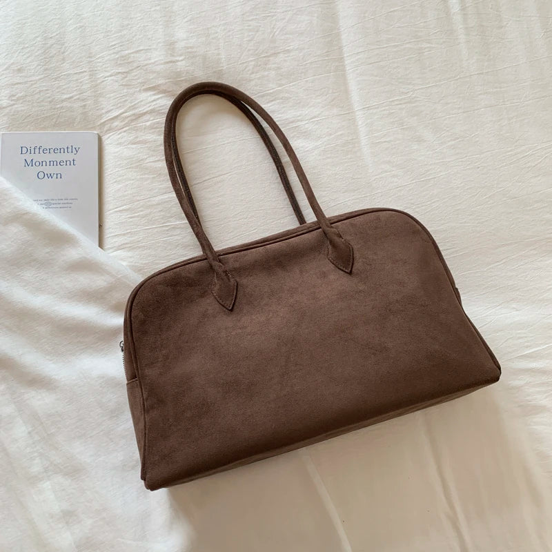 Sac cabas Sandra en daim