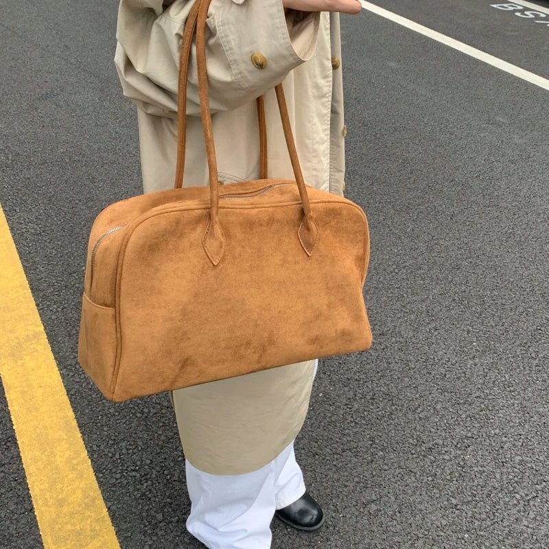 Sac cabas Sandra en daim