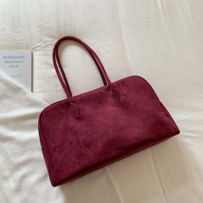 Sac cabas Sandra en daim