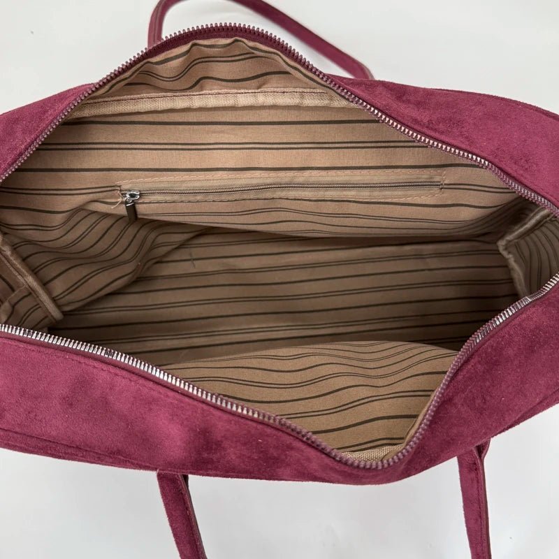 Sac cabas Sandra en daim