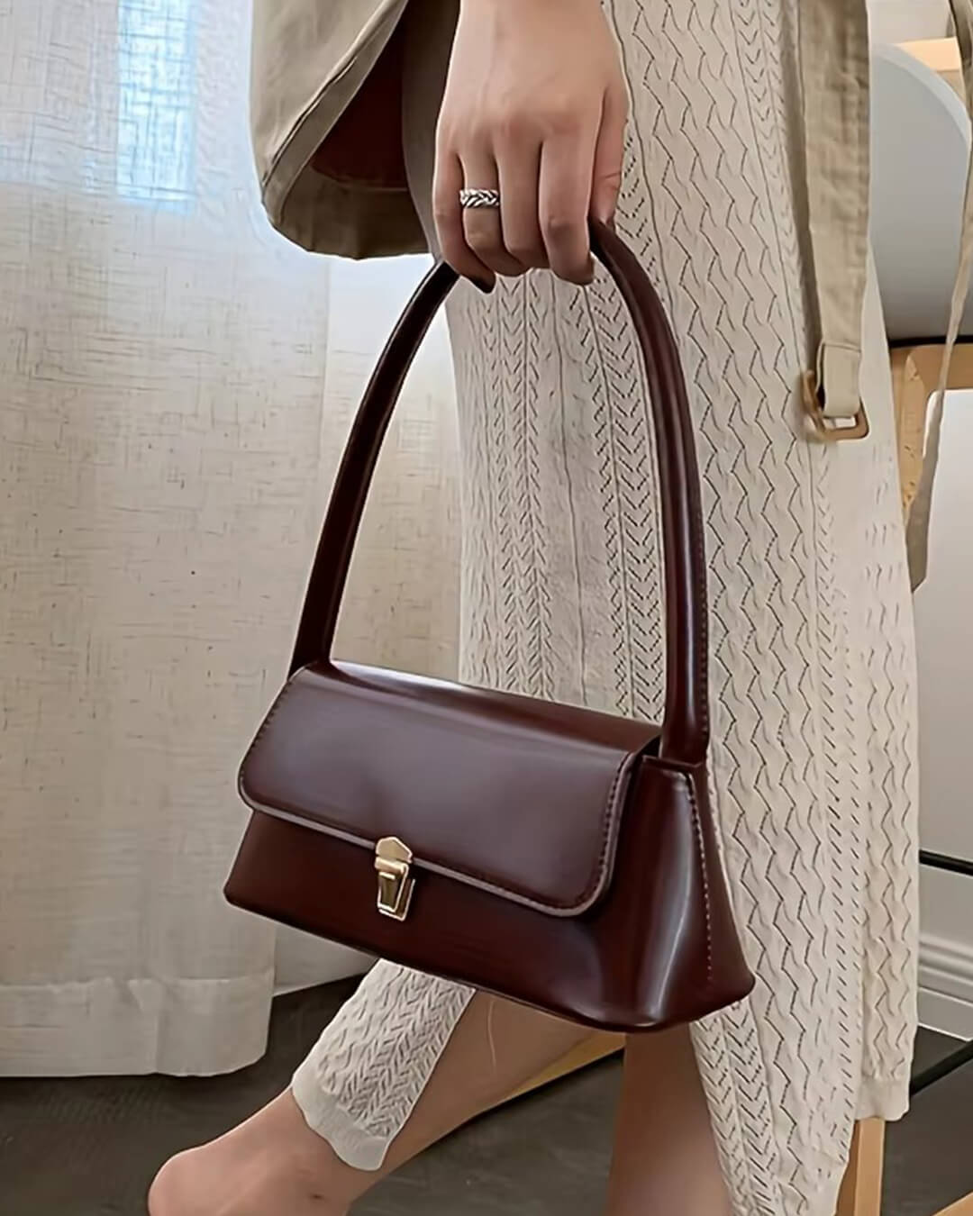 Sac à bandoulière en cuir Tally