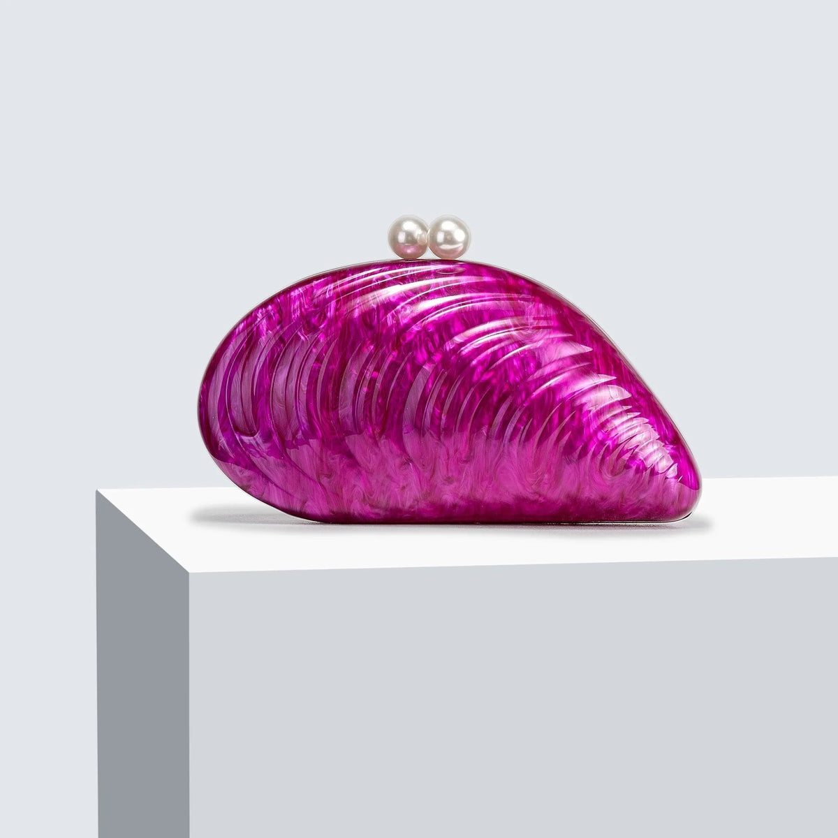 Pochette Valentina en forme de coquillage