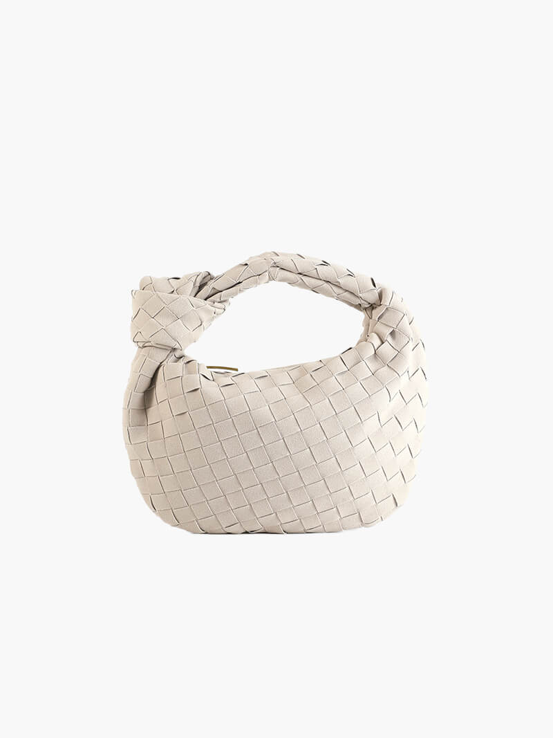 Mini sac tissé en daim