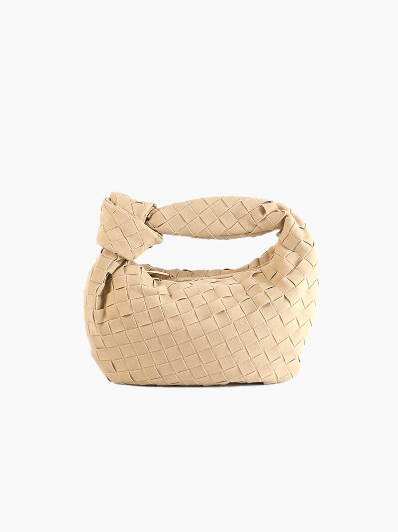 Mini sac tissé en daim