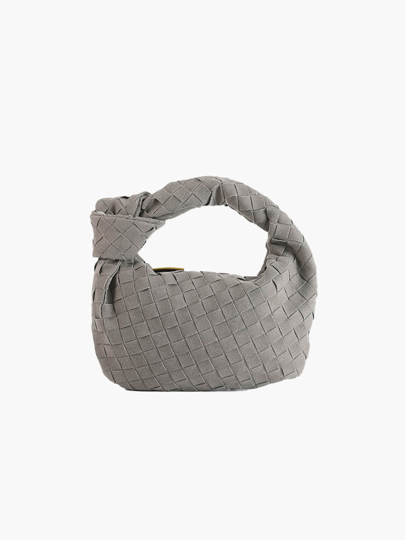 Mini sac tissé en daim