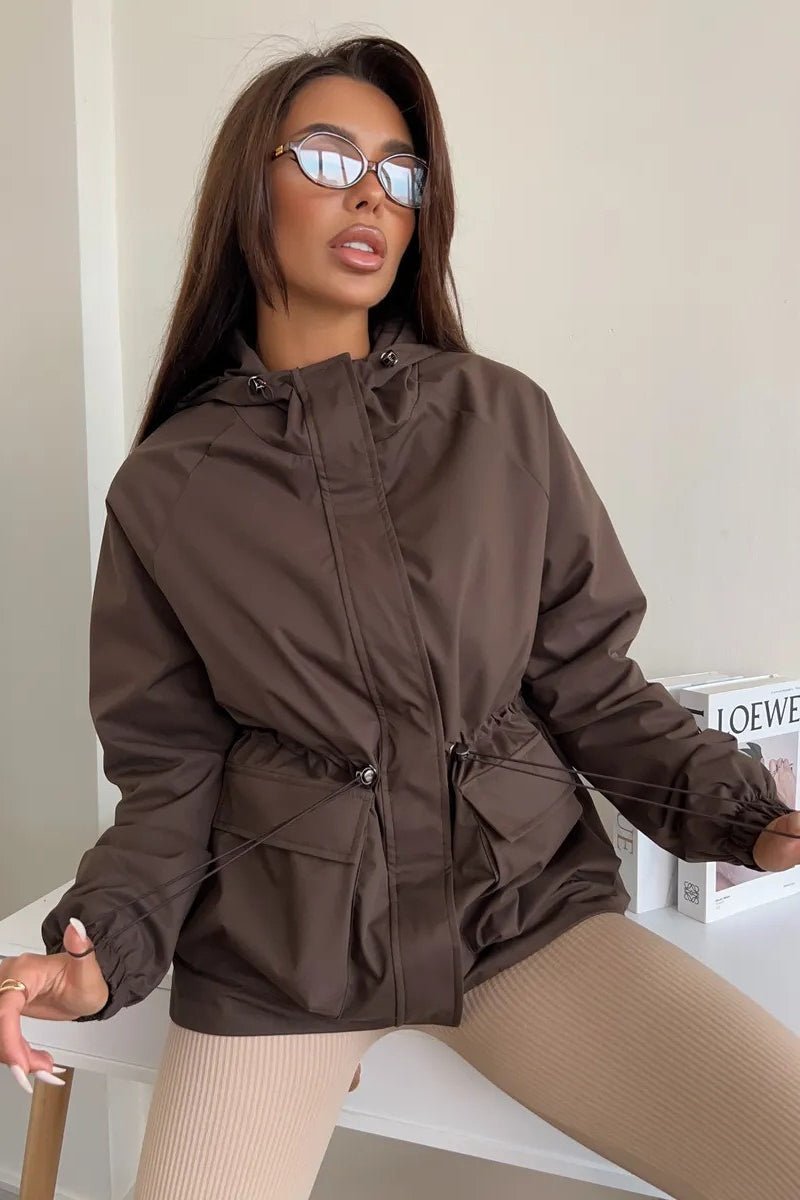 Veste Adelia imperméable à capuche