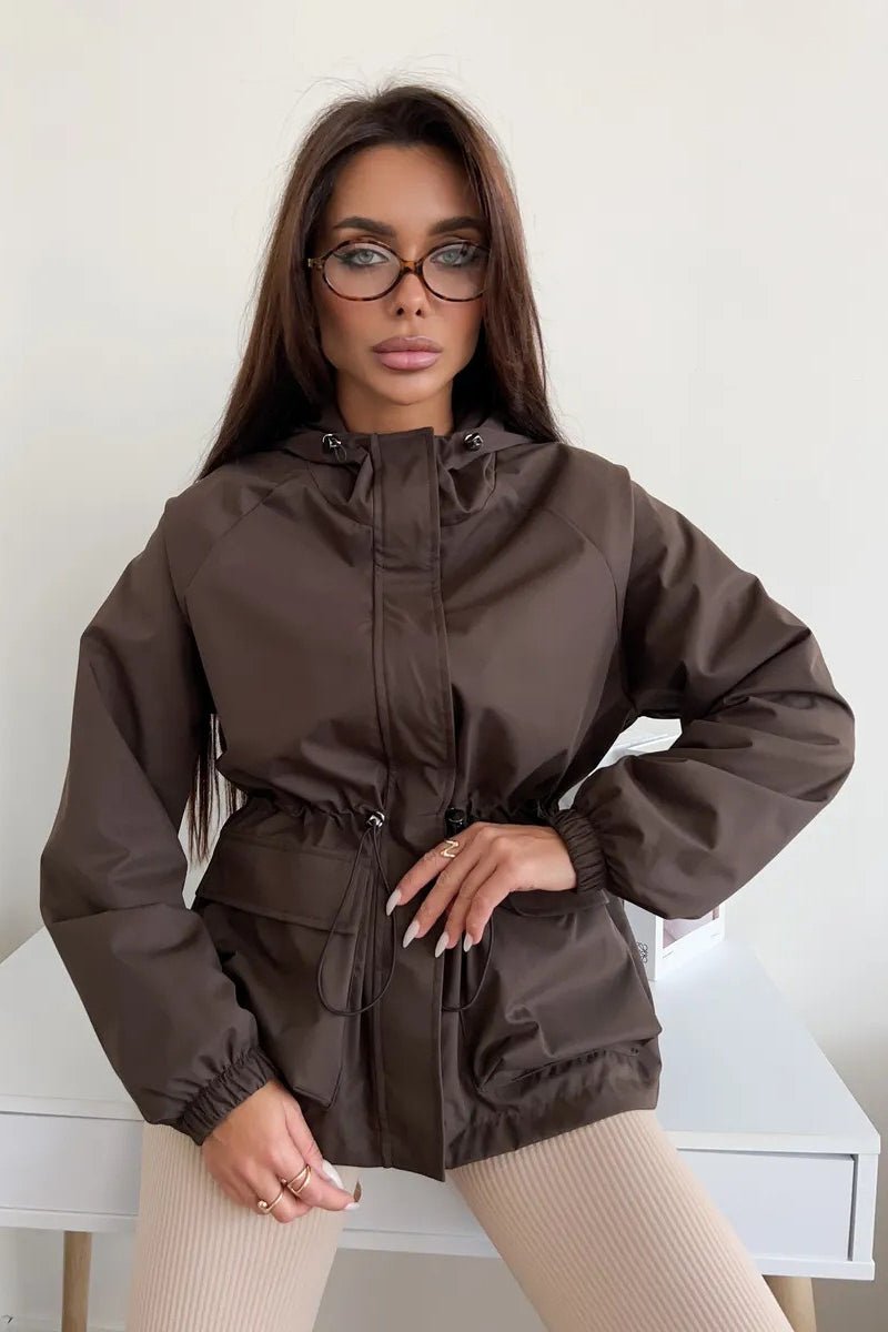 Veste Adelia imperméable à capuche