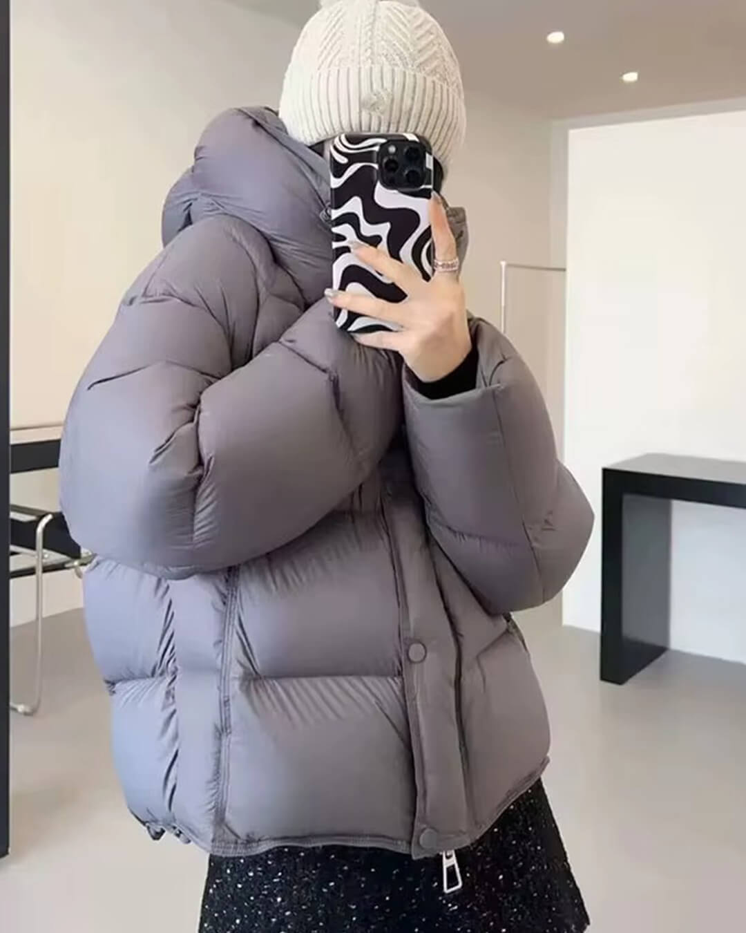 Veste matelassée à capuche Alina