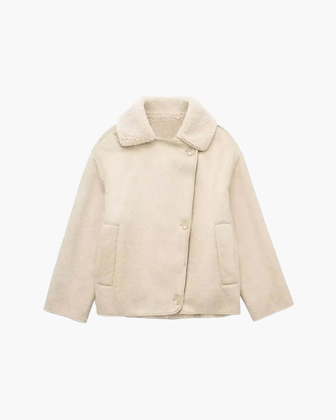 Veste Arianne en fausse fourrure effet sherpa