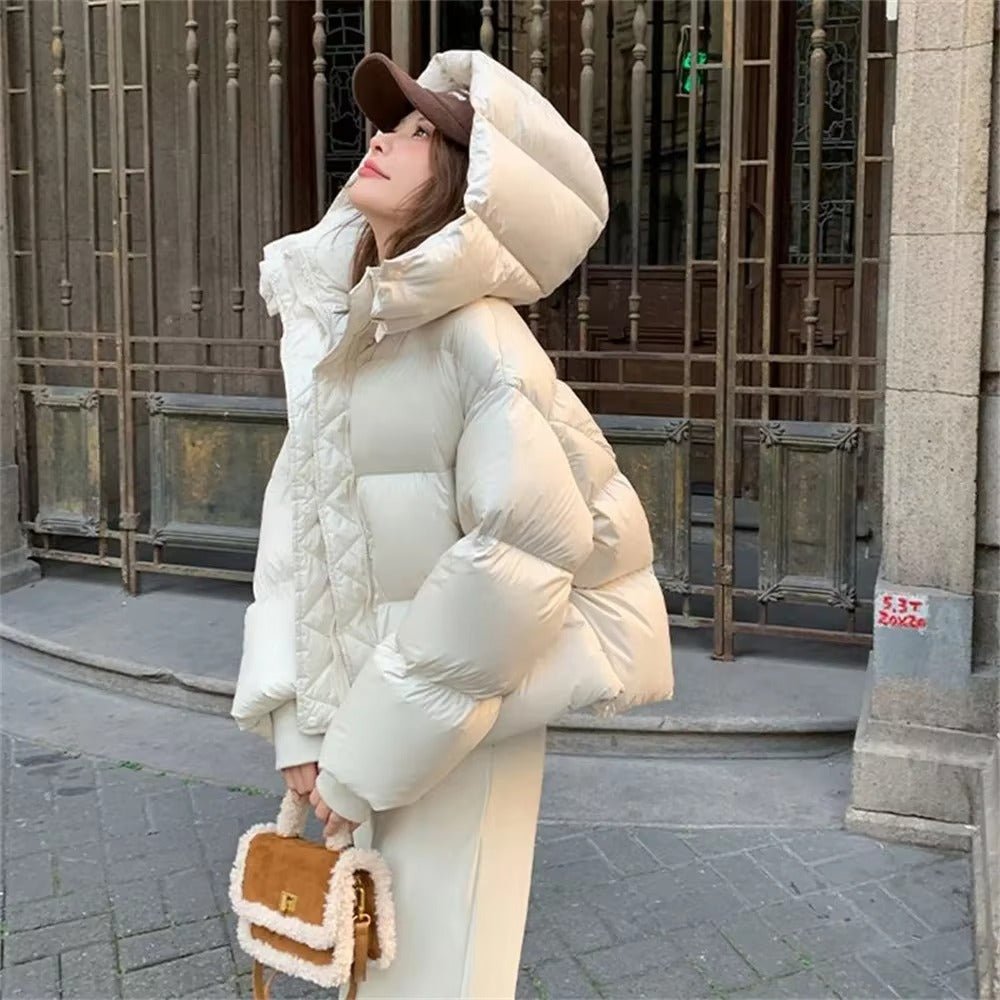 Adaure Veste matelassée épaisse à capuche