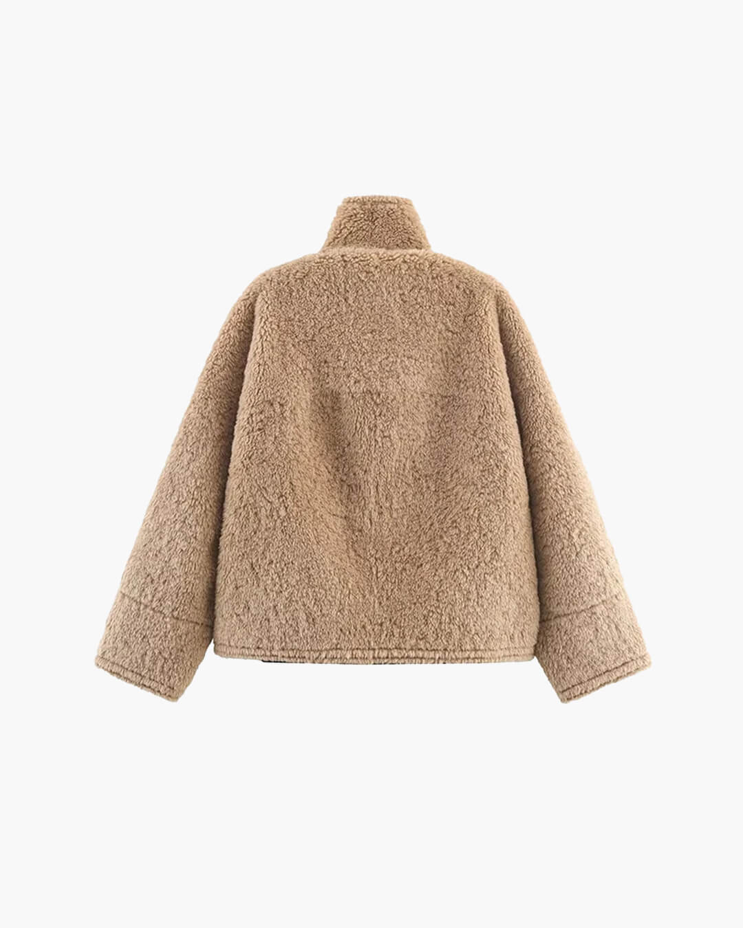 Veste Carol en simili cuir à col montant