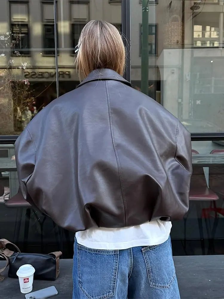 Veste en cuir vegan Georgia