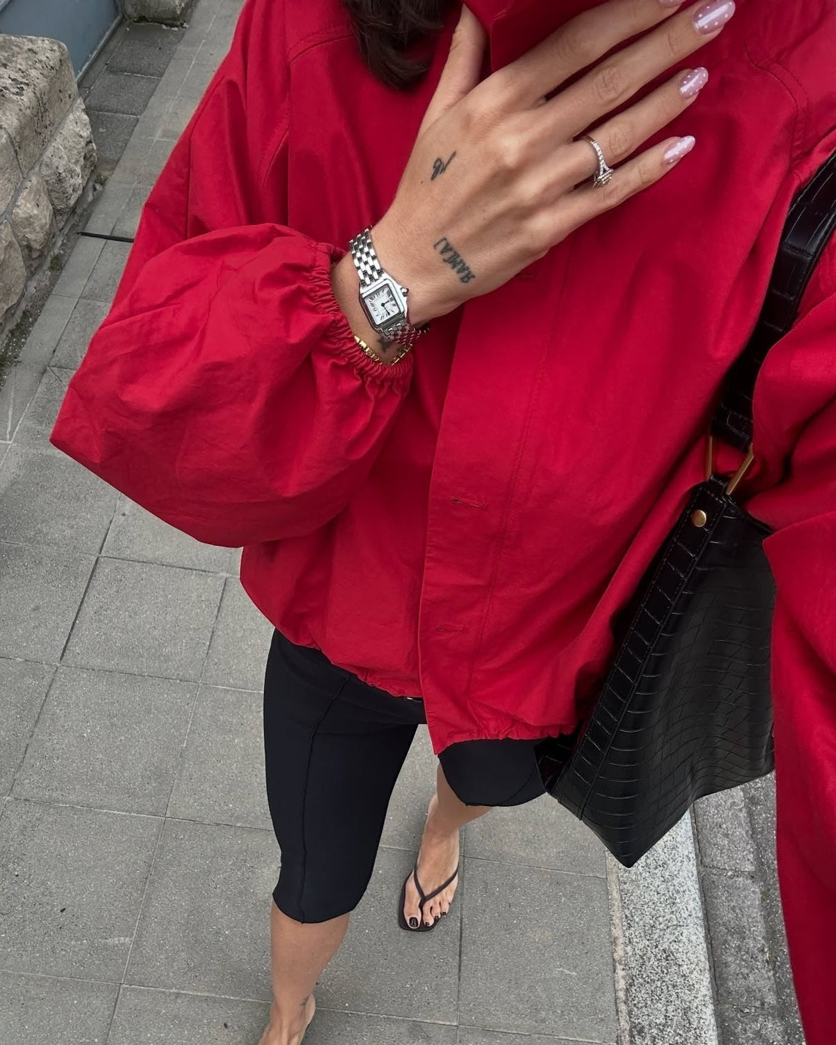 Veste Clara à col montant