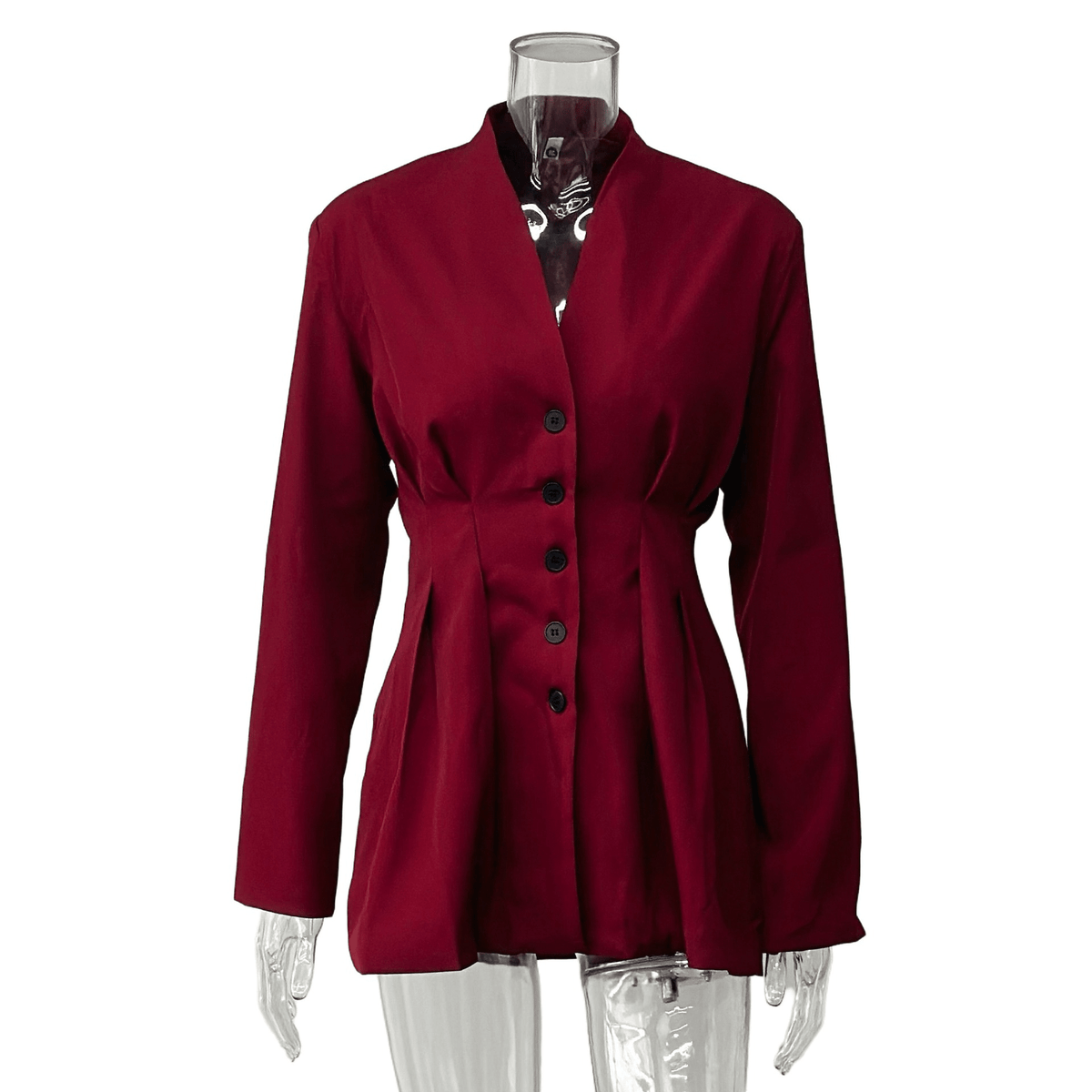 Blazer Daniela sans col à taille cintrée
