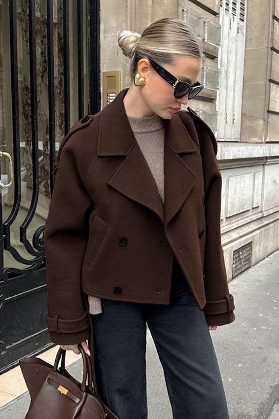 Manteau court d’automne et d’hiver Daphne