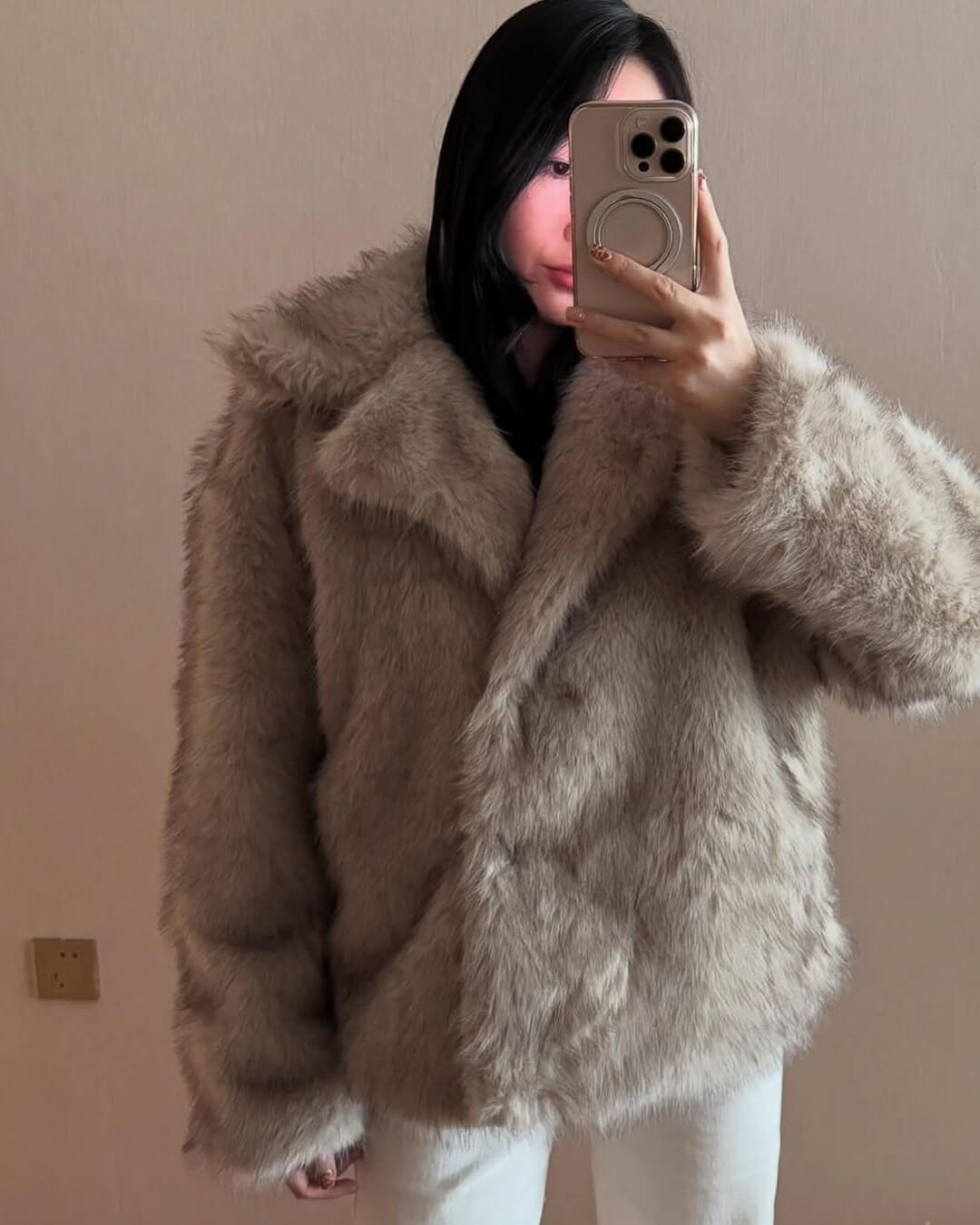 Veste duveteuse mi-longue Darcy