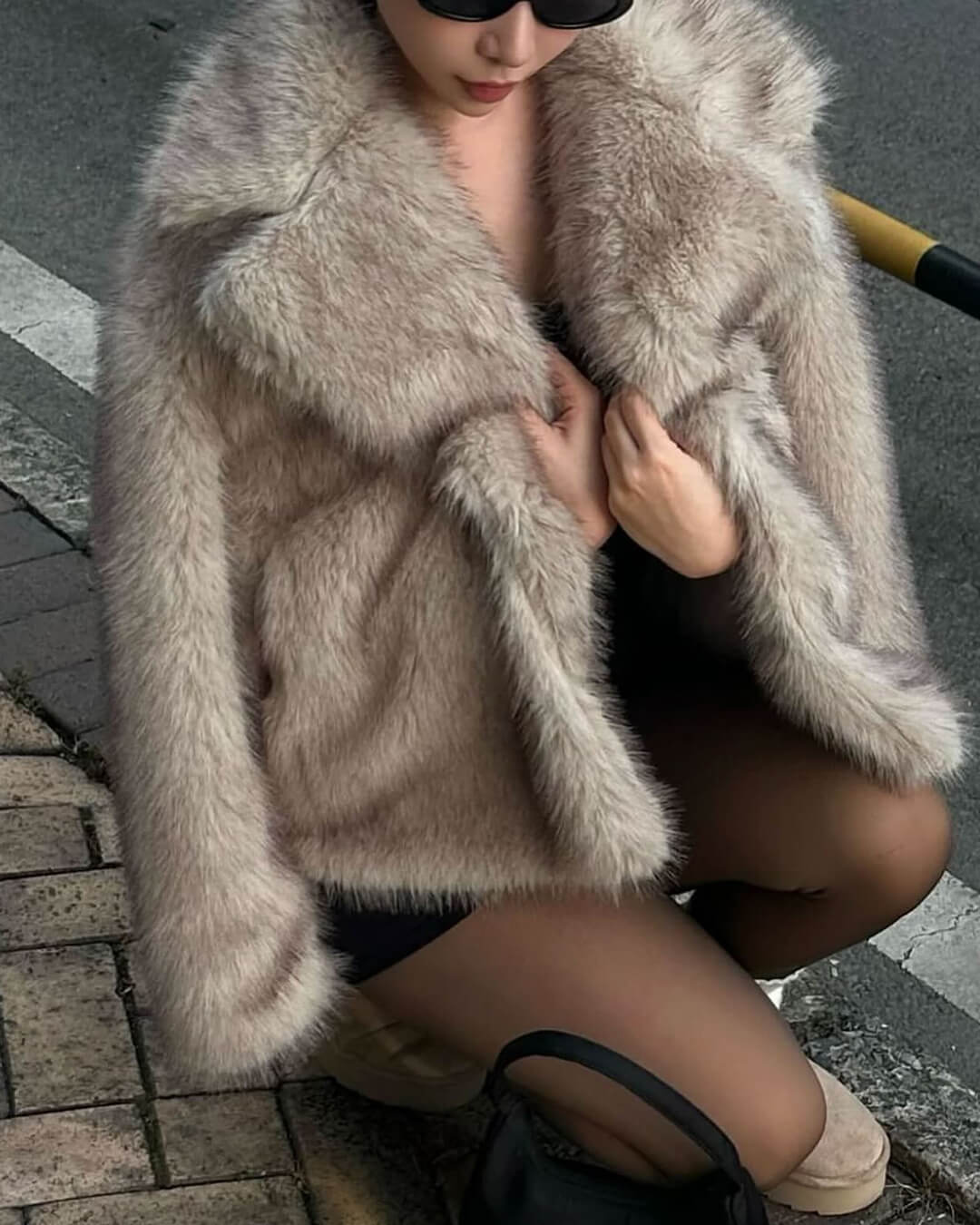 Veste duveteuse mi-longue Darcy