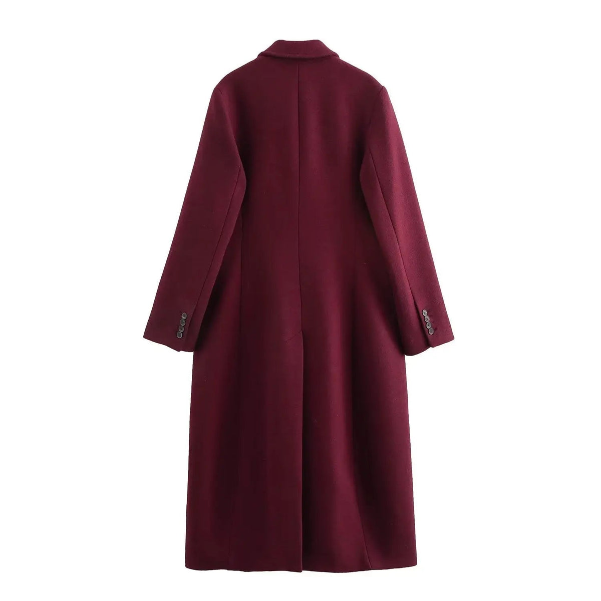 Nora manteau maxi croisé à double boutonnage