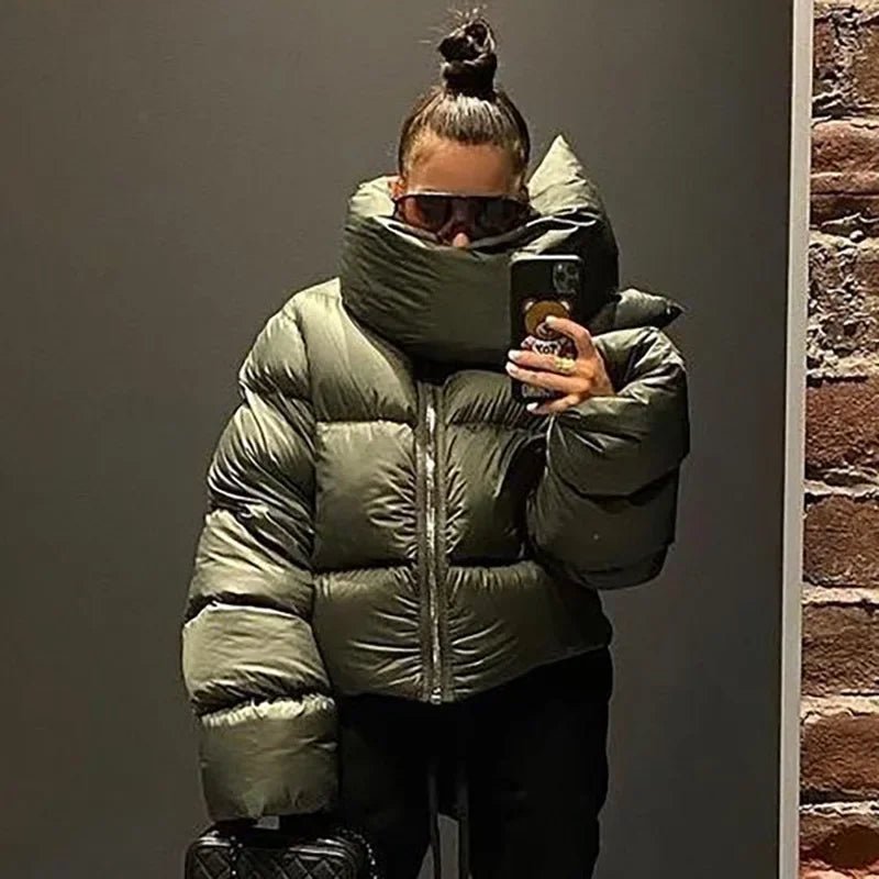 Veste matelassée à col cheminée Donna