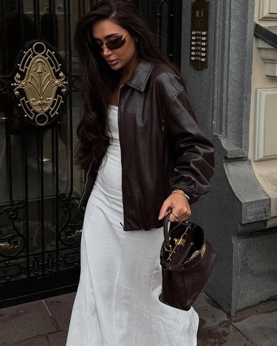Adrila Veste en simili cuir