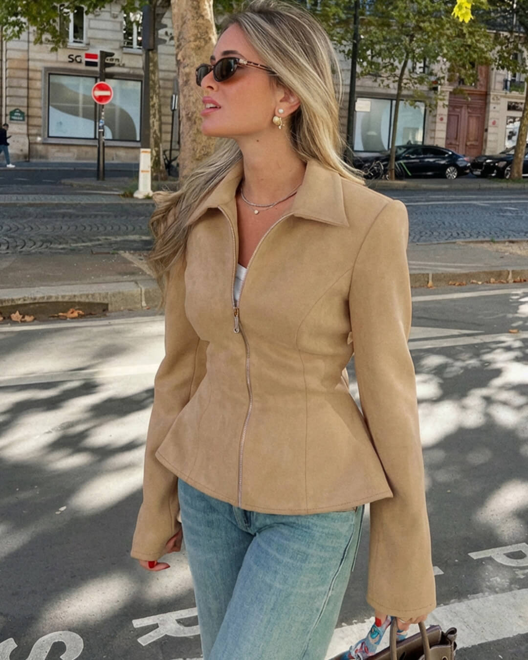 Veste Ella en suédine