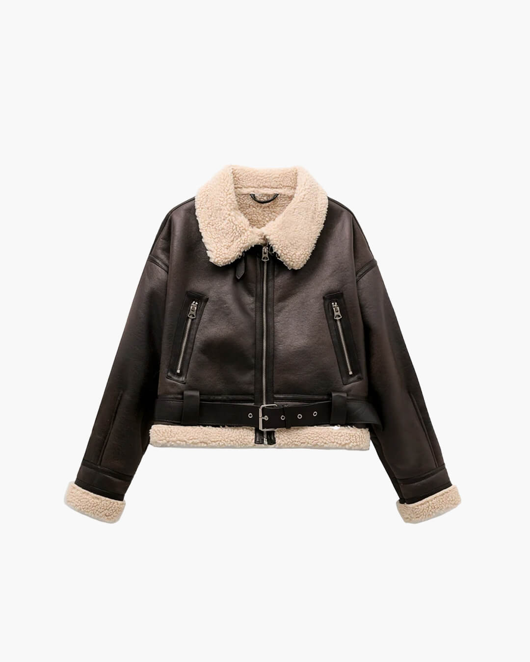 Veste en similicuir Elora
