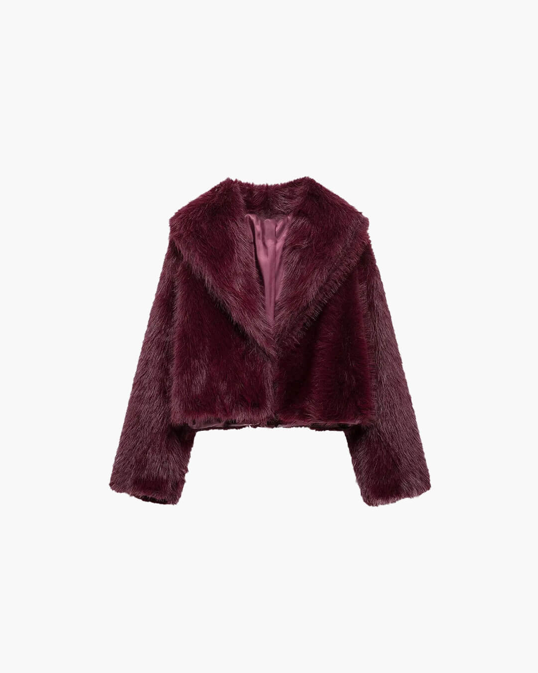 Manteau court en fausse fourrure Elsa