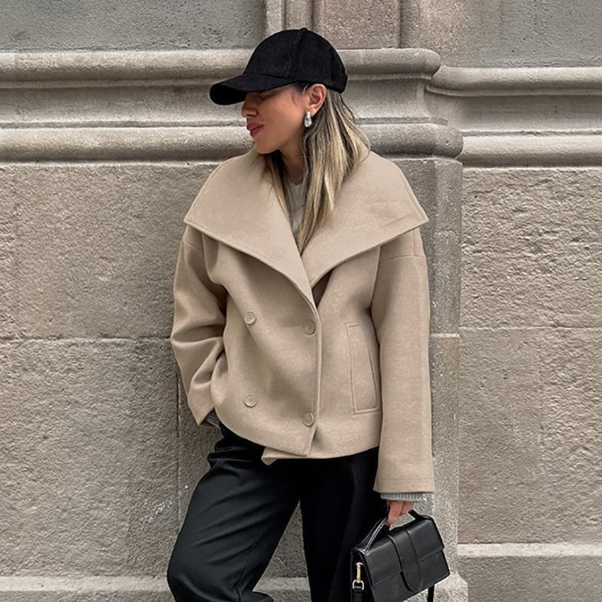 Manteau Emily à double boutonnage