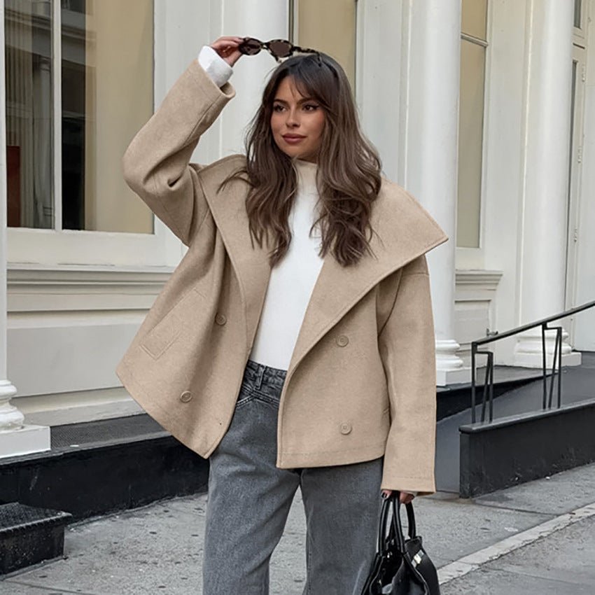 Manteau Emily à double boutonnage
