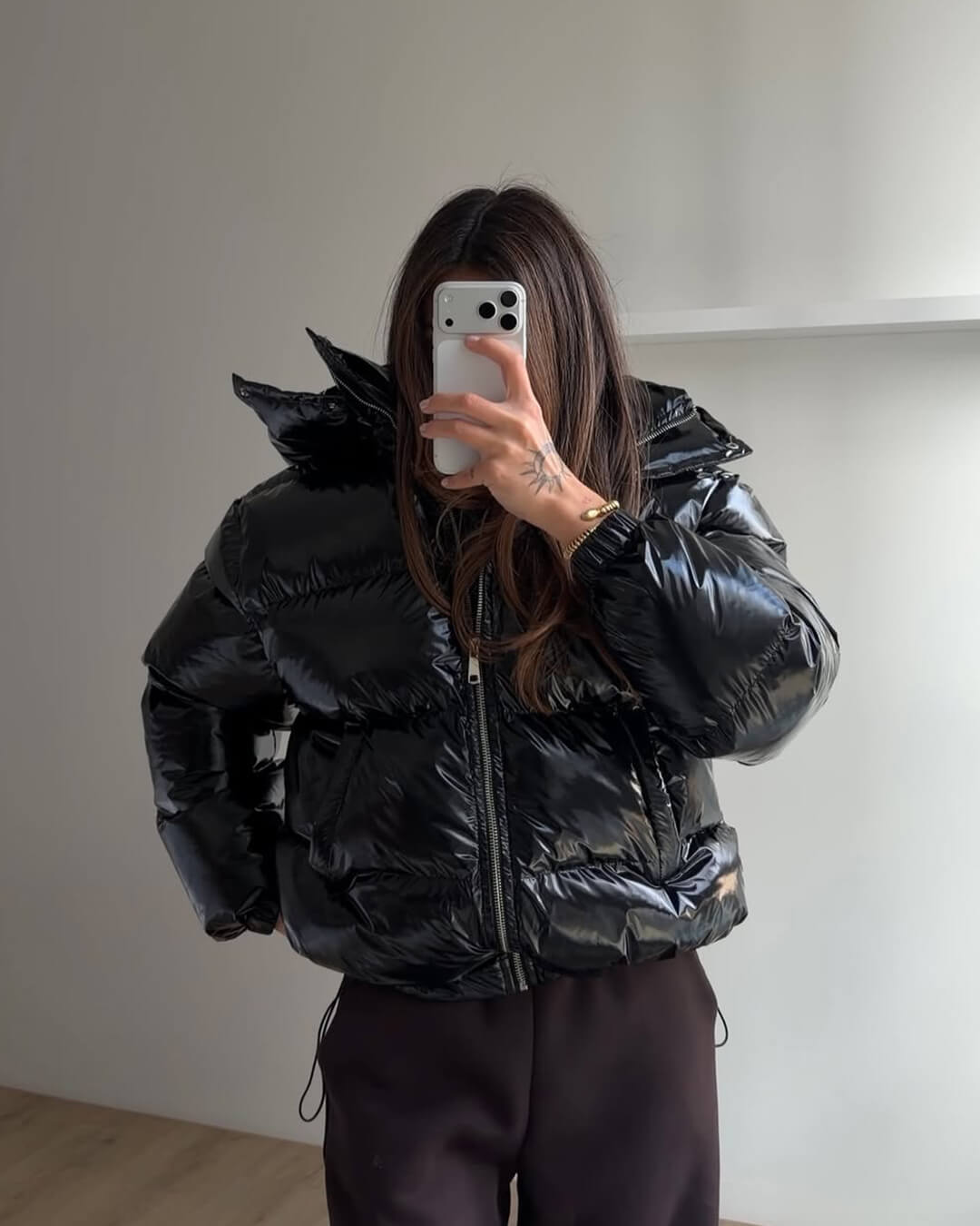 Veste matelassée à capuche Geraldine