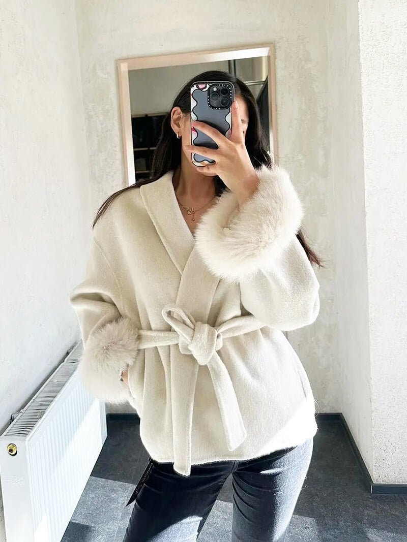 Manteau en fausse fourrure Grace
