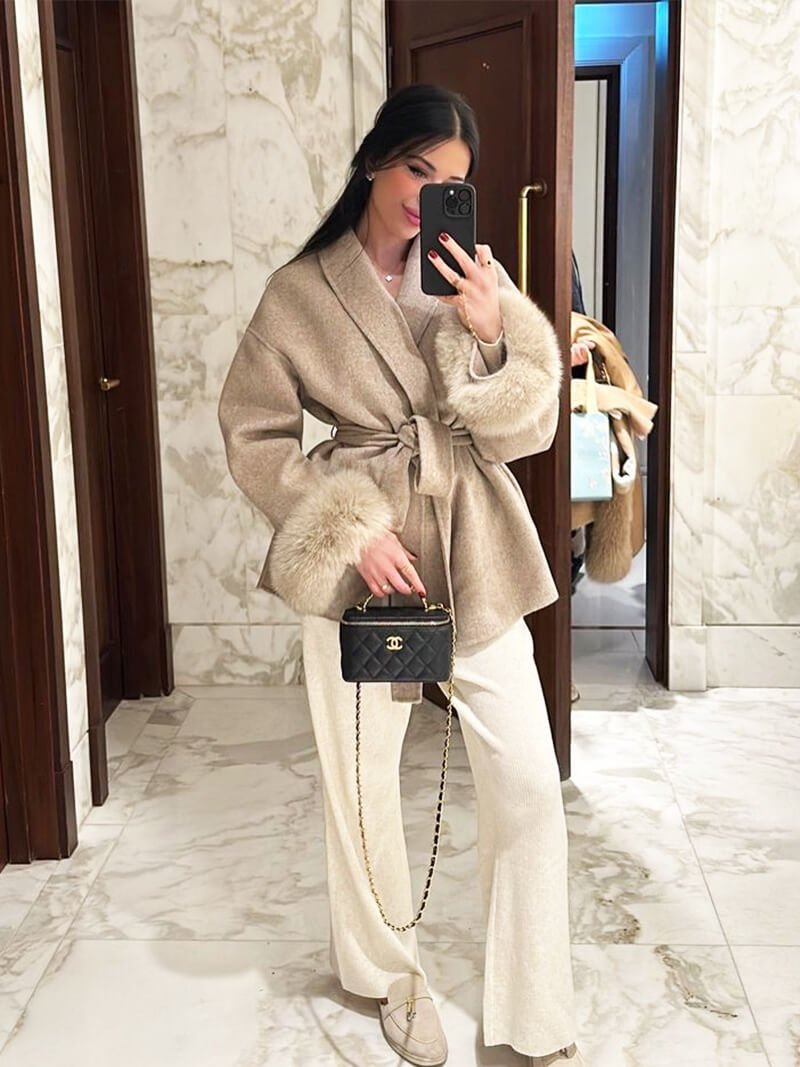 Manteau en fausse fourrure Grace